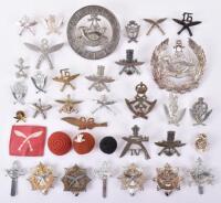 Grouping of Gurkha Regiment Badges and Insignia