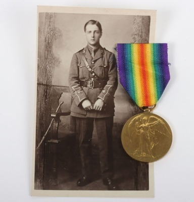Great War Victory Medal to Lieutenant Arthur Vivian Green, KIA, 5th Royal Dublin Fusiliers.