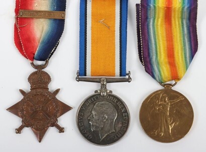 WW1 Great War Medal Trio, 1914 Star, Army Service Corps.