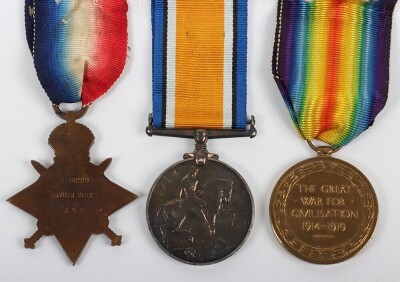 WW1 Great War Medal Trio, 1914 Star, Army Service Corps. - 4
