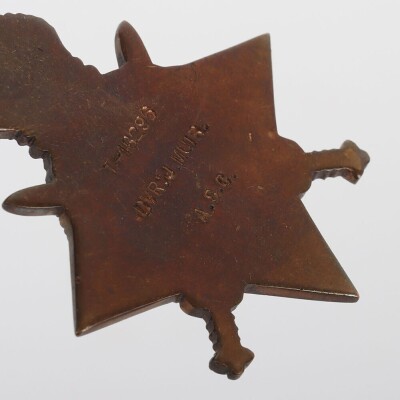 WW1 Great War Medal Trio, 1914 Star, Army Service Corps. - 5