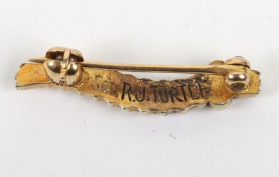 A Second World War 1944 Bomber Command Caterpillar Club Badge. - 2
