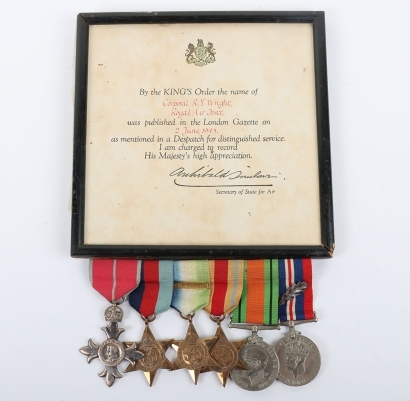 An unattributed Second World War M.B.E and MID Medal group of 5