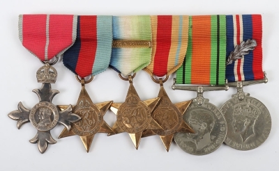 An unattributed Second World War M.B.E and MID Medal group of 5 - 3