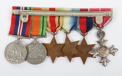 An unattributed Second World War M.B.E and MID Medal group of 5 - 8