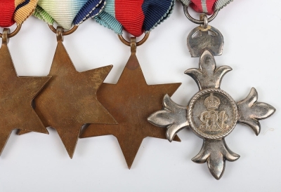 An unattributed Second World War M.B.E and MID Medal group of 5 - 10