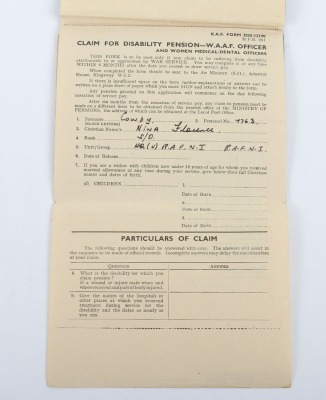 A Second World War pair of medals to a recipient in the Women&rsquo;s Auxiliary Air Force. - 4