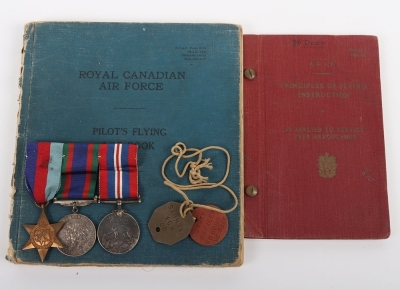 A Second World War group of 3 medals to a Pilot in the Royal Canadian Air Force.