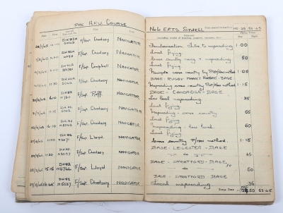 A Royal Air Force Second World War medal group of 3 with Logbook to a Wireless Operator - 9