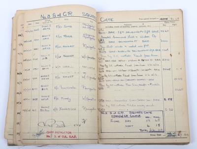 A Royal Air Force Second World War medal group of 3 with Logbook to a Wireless Operator - 10