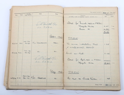 A Royal Air Force Second World War medal group of 3 with Logbook to a Wireless Operator - 11