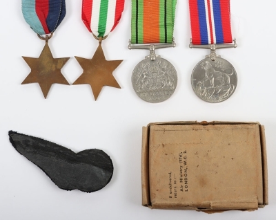 Second World War group of 4 medals to an Air Gunner who flew multiple operation missions with 13 Squadron in Italy. - 3