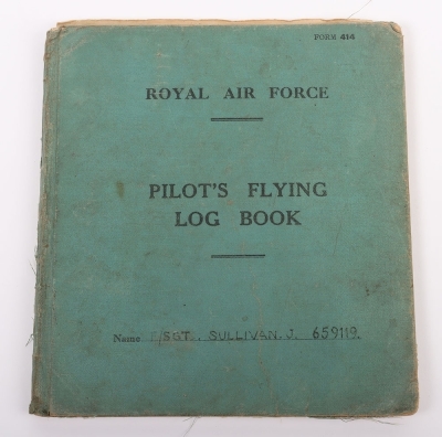 A Second World War group of 3 medals with Pilot&rsquo;s Logbooks and other associated documents to a recipient who flew Mosquito&rsquo;s with 567 Squadron - 4