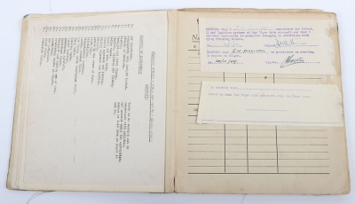 A Second World War group of 3 medals with Pilot&rsquo;s Logbooks and other associated documents to a recipient who flew Mosquito&rsquo;s with 567 Squadron - 5