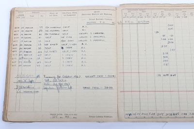 A Second World War group of 3 medals with Pilot&rsquo;s Logbooks and other associated documents to a recipient who flew Mosquito&rsquo;s with 567 Squadron - 10