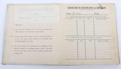 A Second World War group of 3 medals with Pilot&rsquo;s Logbooks and other associated documents to a recipient who flew Mosquito&rsquo;s with 567 Squadron - 13