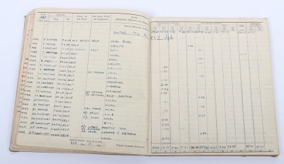 A Second World War group of 3 medals with Pilot&rsquo;s Logbooks and other associated documents to a recipient who flew Mosquito&rsquo;s with 567 Squadron - 16