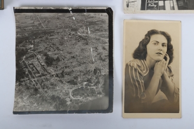 A well-documented Second World War group of 4 medals to a Flight Engineer in 50 Squadron who flew in 33 Operational missions in the closing months of the war. - 4