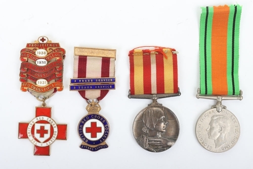 A Second World War Voluntary Services medal grouping