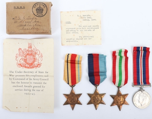 A Second World War Royal Artillery group of 4 medals.