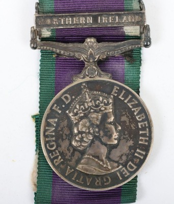 A General Service Medal for Northern Ireland to the Ulster Defence Regiment. - 4
