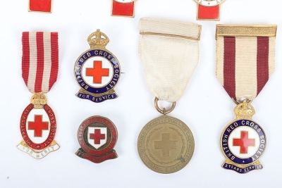 A collection of medals for proficient service in the British Red Cross. - 3