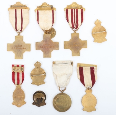 A collection of medals for proficient service in the British Red Cross. - 4