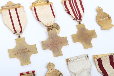 A collection of medals for proficient service in the British Red Cross. - 8