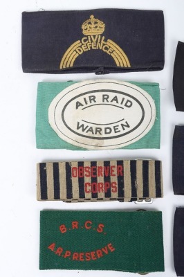 WW2 British Civil Defence Armbands. - 2