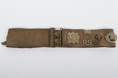WW1 Badge Belt - 8