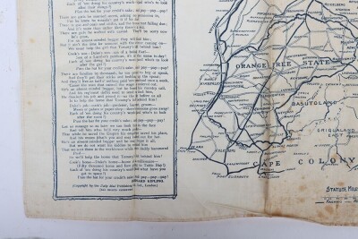 Boer War Souvenir Handkerchief, 'The Absent Minded Beggar'. - 5