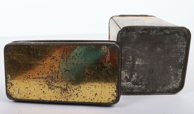 WW1 BEF Patriotic Tea Caddy Tin and Boer War Chocolate Tin. - 4