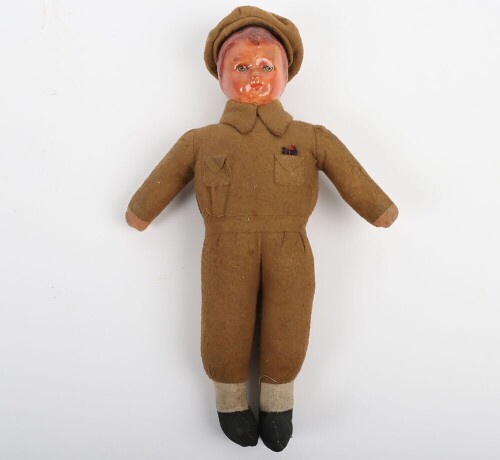 WW2 British Soldier Patriotic Doll.