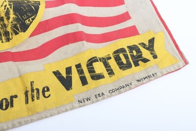 RAF benevolent fund victory bell and 'Thanks for the Victory' VE Day Flag - 7