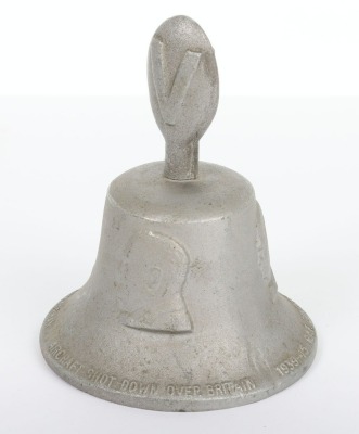 RAF benevolent fund victory bell and 'Thanks for the Victory' VE Day Flag - 9