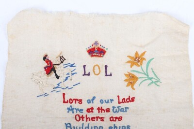 WW2 Souvenir from Ireland Crochet Cotton Display Piece. - 2