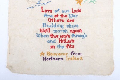 WW2 Souvenir from Ireland Crochet Cotton Display Piece. - 3