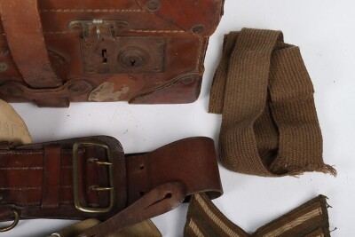 WW2 Royal Engineers Officer's Leather Suitcase and Equipment. - 7