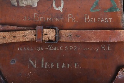 WW2 Royal Engineers Officer's Leather Suitcase and Equipment. - 10