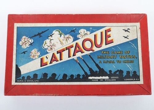 WW2 Board Game L'ATTAQUE - The Game of Military Tactics, a Rival to Chess,