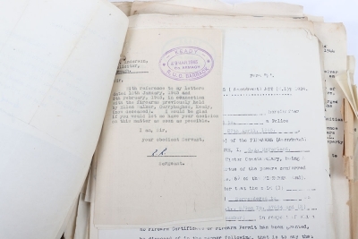 Historically Interesting Document Archive Relating to Surrender of Weapons to the Royal Ulster Constabulary, - 11