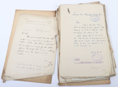 Historically Interesting Document Archive Relating to Surrender of Weapons to the Royal Ulster Constabulary, - 16