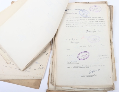Historically Interesting Document Archive Relating to Surrender of Weapons to the Royal Ulster Constabulary, - 18