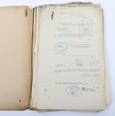 Historically Interesting Document Archive Relating to Surrender of Weapons to the Royal Ulster Constabulary, - 24