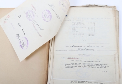 Historically Interesting Document Archive Relating to Surrender of Weapons to the Royal Ulster Constabulary, - 25