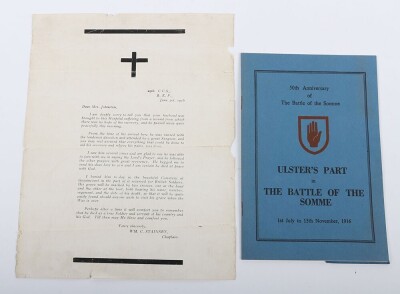 Ulster Volunteer Volunteer Force (UVF) Ephemera, Great War Period - 6