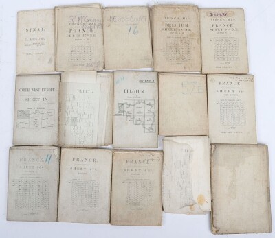 WW1 Survey Maps and Trench Maps, Western Front and Sinai.