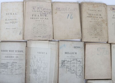 WW1 Survey Maps and Trench Maps, Western Front and Sinai. - 2