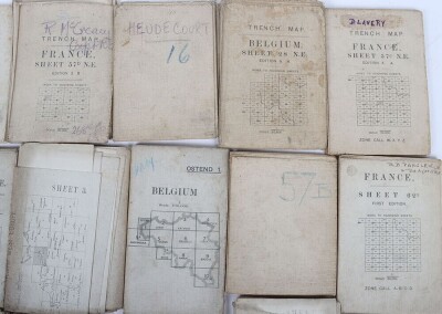 WW1 Survey Maps and Trench Maps, Western Front and Sinai. - 3