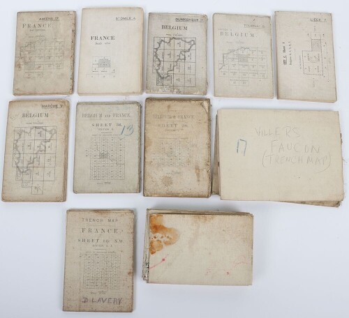 WW1 British Maps and Trench Maps of France & Belgium.